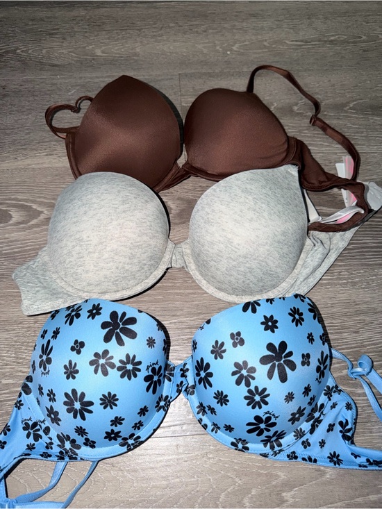 PINK Victoria's Secret Other - Set of 3 Wear Everywhere Push-Up Bra Size 32D